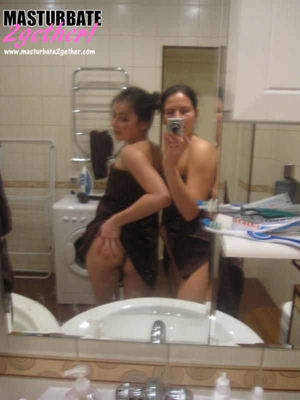 Cheeky ass flash in the mirror.